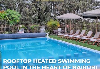 Heated swimming pool in Westlands, Nairobi.