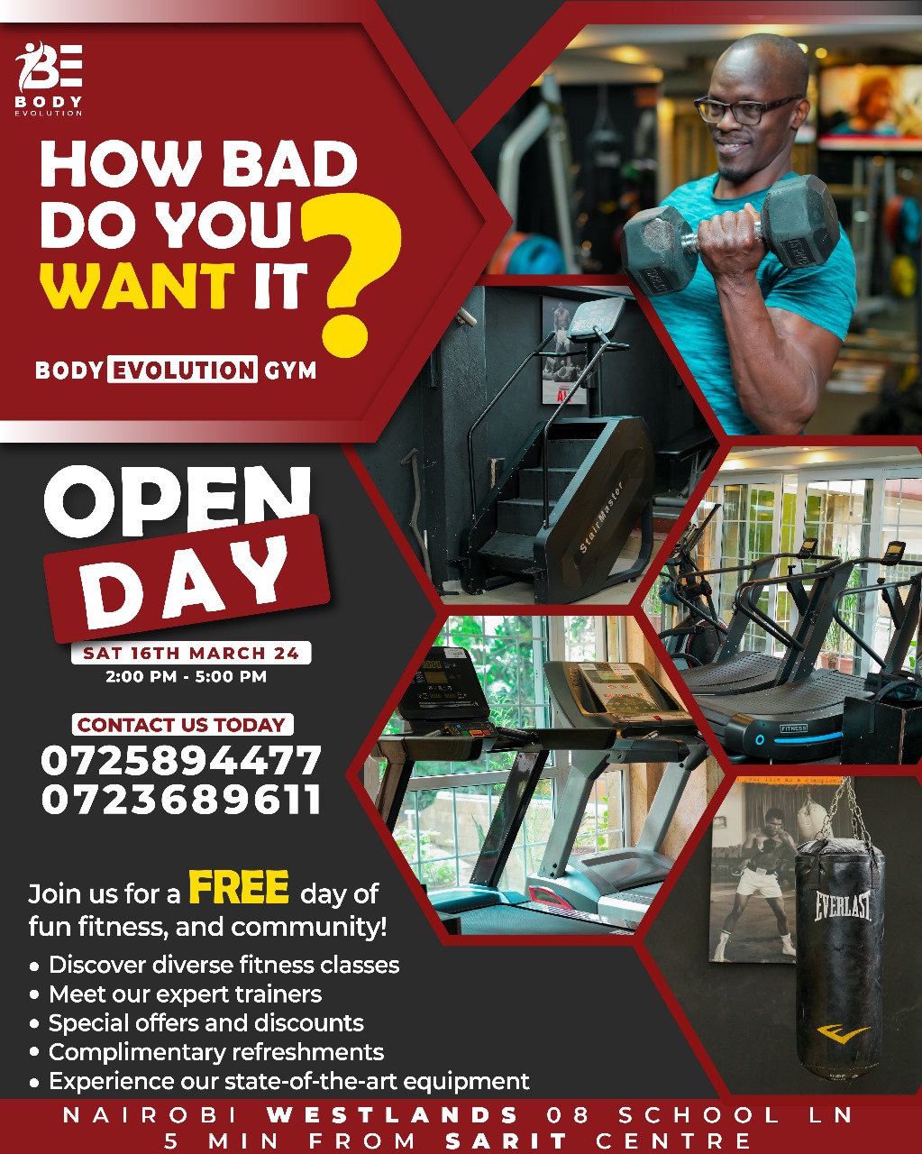 Body Evolution Gym In Westlands Nairobi